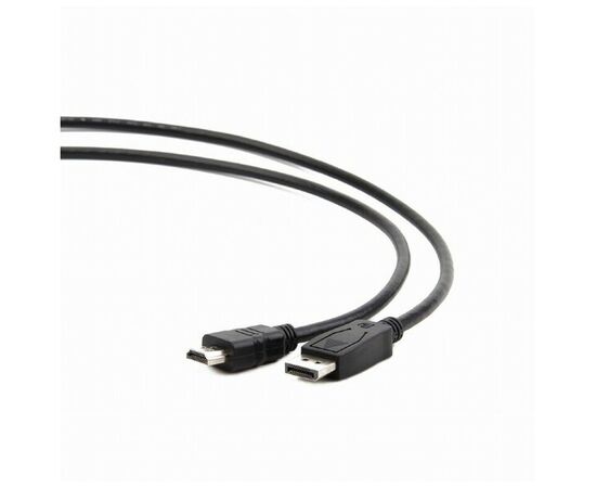  Кабель Bion BXP-CC-DP-HDMI-010 DisplayPort - HDMI, 20M/19M, однонаправленный конвертор сигнала с DisplayPort в HDMI, 1м, черный 