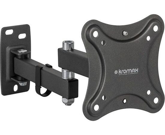  Кронштейн Kromax CORBEL-3  black, 10 шт/уп. Кр. стал. наст. для TV 10"-34", max 25 кг, 5 ст св., нак. +5°-12°, 