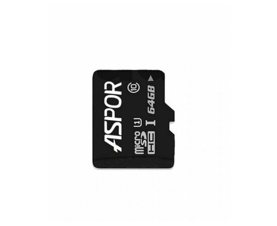  Карта памяти Aspor microSDHC 64GB Class10 UHS-I + adapter нс 