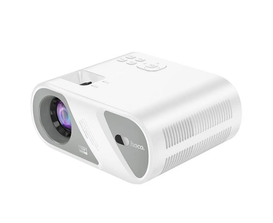  Проектор беспроводной HOCO DT1 wireless projector(720P same screen version)(EU) (белый) 