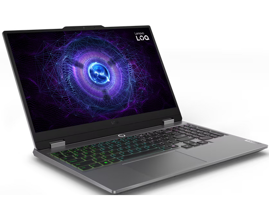  Ноутбук Lenovo LOQ 15IAX9 (83GS005NRK) Core i5-12450H/16Gb/SSD512Gb/15.6"/IPS/FHD/RTX 3050 6Gb/noOS/grey 