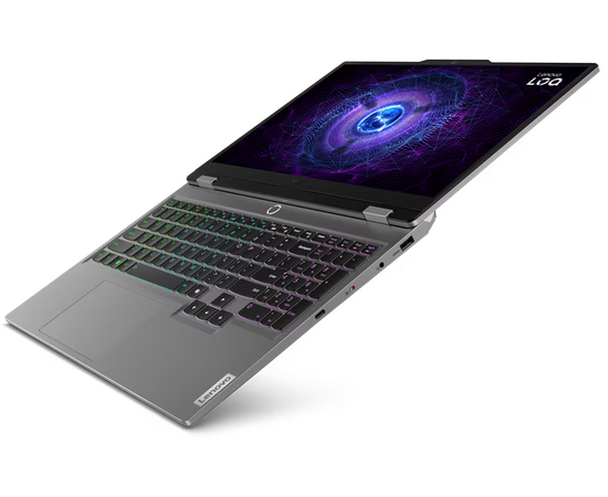  Ноутбук Lenovo LOQ 15IAX9 (83GS005NRK) Core i5-12450H/16Gb/SSD512Gb/15.6"/IPS/FHD/RTX 3050 6Gb/noOS/grey 