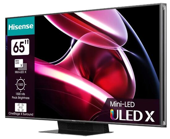  65" Телевизор Hisense 65UXKQ темно-серый 3840x2160, 4K Ultra HD, 120 Гц, Wi-Fi, Smart TV, VIDAA 