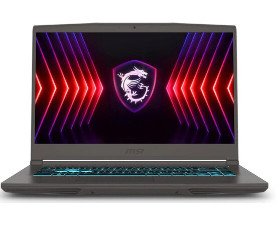  Ноутбук MSI Thin B12UCX-2633XRU (9S7-16R831-2633) 15.6", IPS, i5 12450H 2ГГц, 8 ядер 16ГБ DDR4, 512ГБ SSD, GeForce RTX 2050 - 4 ГБ, Free DOS grey 
