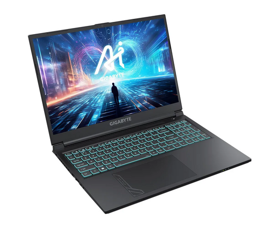  Ноутбук Gigabyte G6 MF 2024 (MF-H2KZ854KD) Core i7-13620H/16Gb/SSD1Tb/RTX4050 6Gb/16.0"/IPS/FHD+/Dos/black 