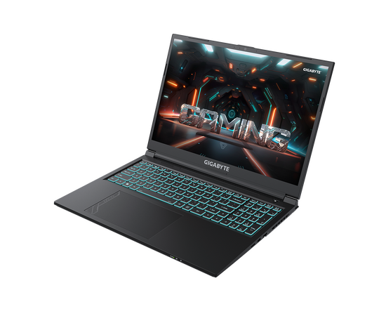  Ноутбук Gigabyte G6 MF 2024 (MF-H2KZ854KD) Core i7-13620H/16Gb/SSD1Tb/RTX4050 6Gb/16.0"/IPS/FHD+/Dos/black 