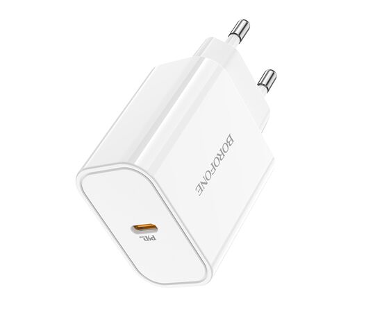  СЗУ BOROFONE BA57A Easy Speed 1USB, PD20W (белый) 