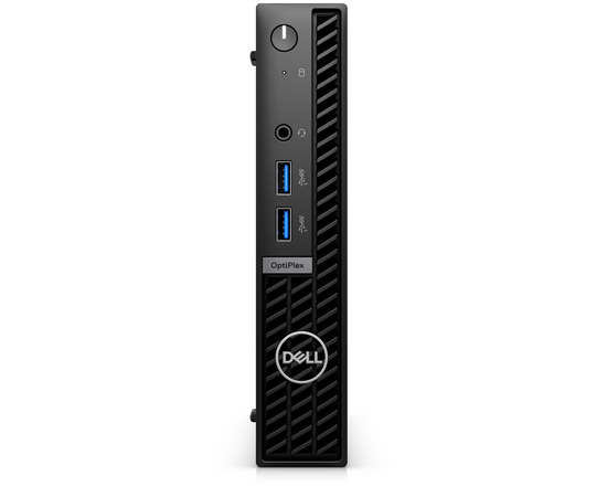  ПК Dell Optiplex 7010-5820 Micro i5 13500T (1.6) 8Gb SSD256Gb UHDG 770 Linux GbitEth WiFi BT 260W мышь клавиатура черный 