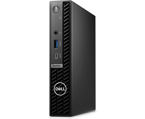  Неттоп Dell Optiplex 7020-3621 Micro i3 14100T (2.7) 16Gb SSD512Gb UHDG 730 Windows 11 Professional GbitEth 260W мышь клавиатура черный 