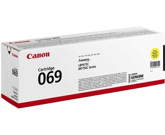  Тонер-картридж Canon 5091C002 CRG 069 Y 
