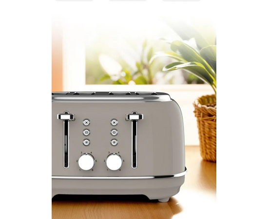  Тостер TESLER TT-455 Sand grey 