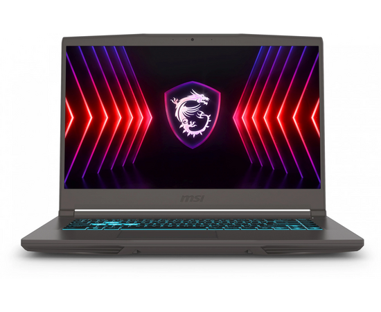  Ноутбук MSI Thin A15 B7UC-283XRU (9S7-16RK11-283) 15.6", IPS, AMD Ryzen 7 7735HS 3.2ГГц, 8 ядер, 8ГБ DDR5, 512ГБ SSD, GeForce RTX 3050 Free DOS, серый 