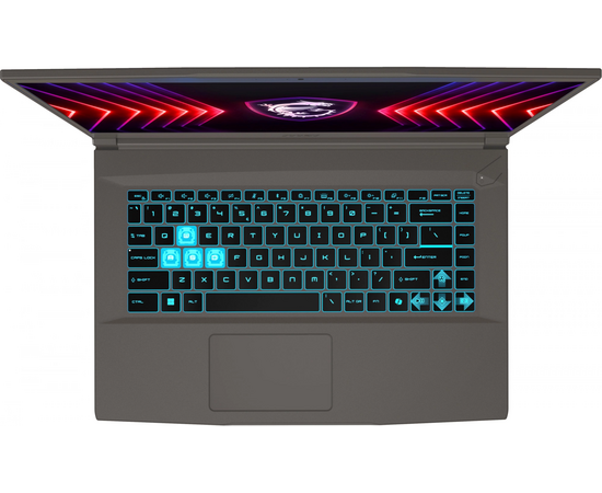  Ноутбук MSI Thin A15 B7UC-283XRU (9S7-16RK11-283) 15.6", IPS, AMD Ryzen 7 7735HS 3.2ГГц, 8 ядер, 8ГБ DDR5, 512ГБ SSD, GeForce RTX 3050 Free DOS, серый 