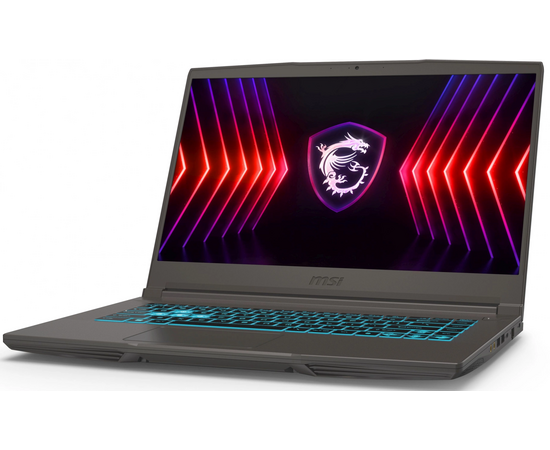  Ноутбук MSI Thin A15 B7UC-283XRU (9S7-16RK11-283) 15.6", IPS, AMD Ryzen 7 7735HS 3.2ГГц, 8 ядер, 8ГБ DDR5, 512ГБ SSD, GeForce RTX 3050 Free DOS, серый 