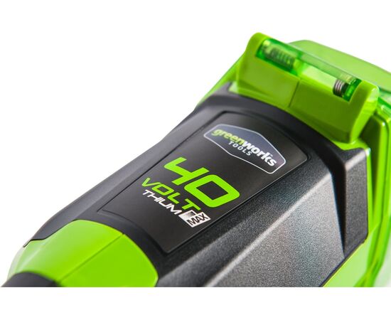  Снегоуборщик GreenWorks 2600807USB2 аккумуляторный c USB и ЗУ 40V, 30 см, бесщеточный, с 1хАКБ 2 Ач 
