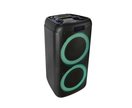  Портативная акустическая система  Perfeo  “PARTY MAKER 100” BT, EQ, FM, 2x6.35, TWS, 2  беспроводных микрофона в комплекте 