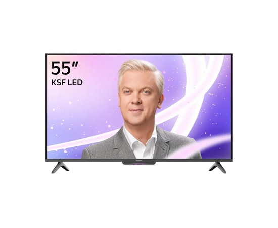  55’’ Телевизор YANDEX YNDX-00076 черный 3840x2160, 4К Ultra HD, 60 Гц, WIFI, SMART TV, ТВ Станция с Алисой 