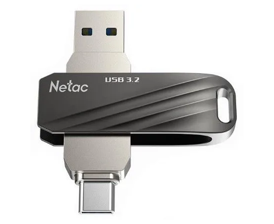  USB-флешка Netac US11 NT03US11C-064G-32BK 64GB USB3.0+TypeC Dual Flash Drive 