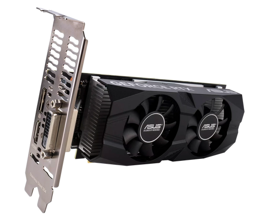  Видеокарта ASUS RTX3050 (RTX3050-O6G-LP-BRK) (90YV0KQ0-M0NA00) DVI,HDMI,DP,6G,D6 