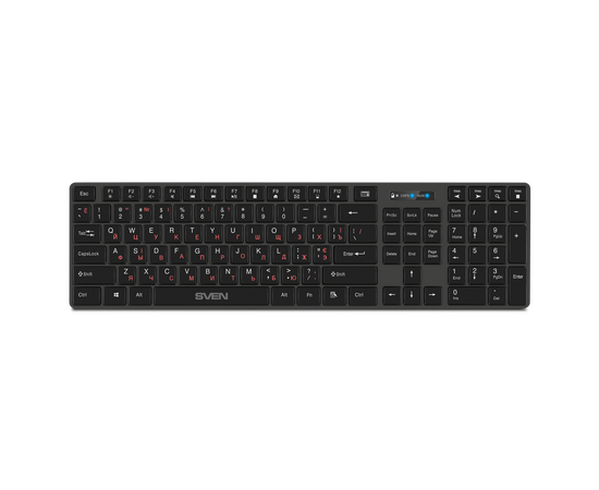  Беспроводная клавиатура SVEN KB-E5300W графит (SV-021139) 