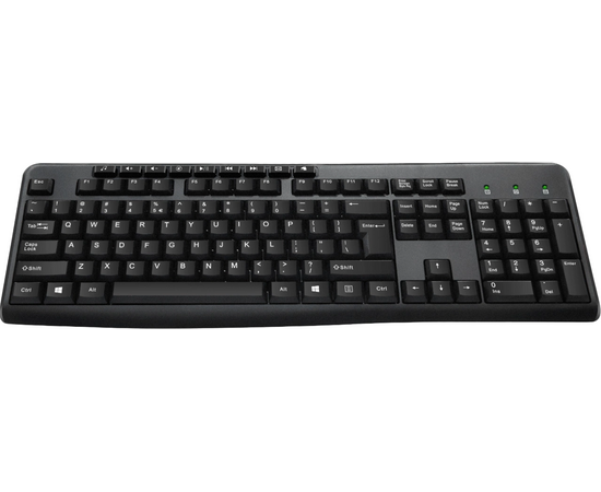  Клавиатура OKLICK 305M черный USB Multimedia 