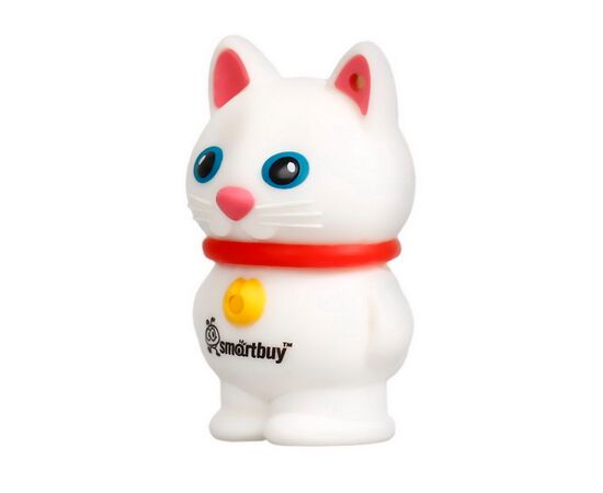  USB  64GB  Smart Buy Wild series  Котёнок  белый 