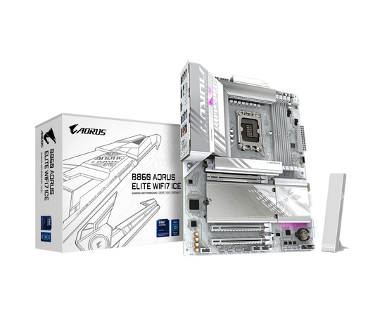  Материнская плата Gigabyte B860 Aorus Elite Wifi7 Ice 