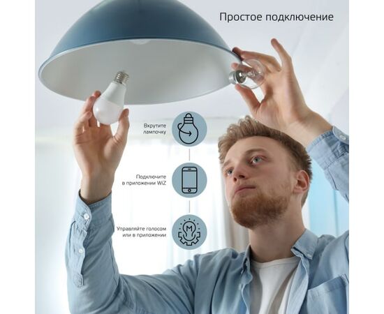  Умная лампа Gauss IoT Smart Home (1070112) E27 10Вт 1055lm Wi-Fi 