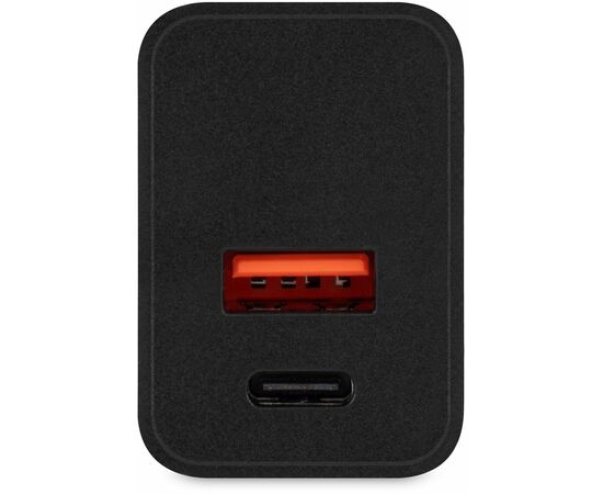  Сетевое зарядное устройство Digma DGW2D 20W 3A+1A (PD+QC) USB-C/USB-A универсальное черный (DGW2D0F110BK) 