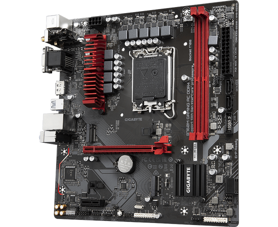  MB s1700 Gigabyte B760M Gaming AC DDR4, Intel B760, 2xDDR4-3200 МГц, 1xPCI-Ex16, 2xM.2, Micro-ATX 