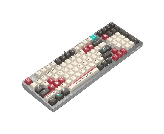  Клавиатура A4Tech Bloody S98 Pixels Red механическая серый/бежевый USB for gamer LED (S98) 