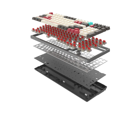  Клавиатура A4Tech Bloody S98 Pixels Red механическая серый/бежевый USB for gamer LED (S98) 
