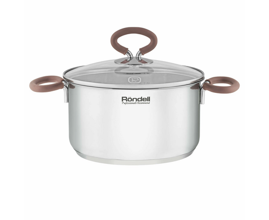  Кастрюля Rondell Etery RDS-1600, 5.1л стальной 