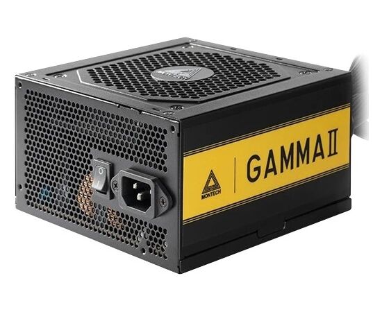 Блок питания Montech Gamma II 750W / ATX 2.43, APFC, 80 Plus Gold, LLC+DC-DC, Japan caps, 120mm fan, non-modular 
