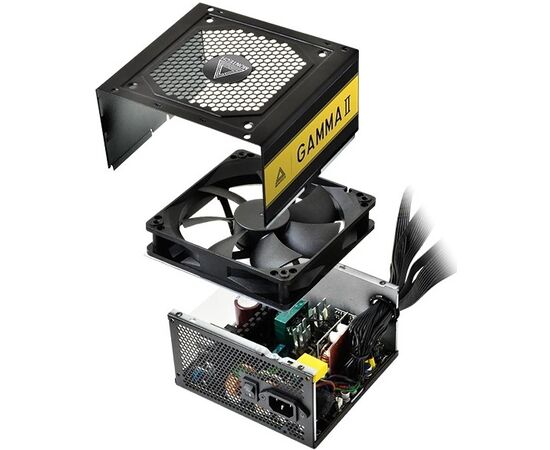 Блок питания Montech Gamma II 750W / ATX 2.43, APFC, 80 Plus Gold, LLC+DC-DC, Japan caps, 120mm fan, non-modular 