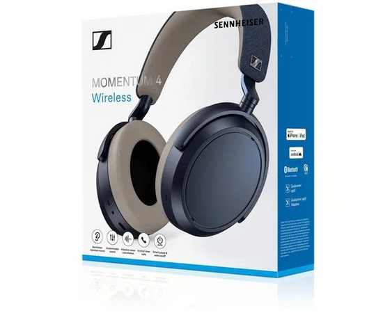  Наушники-гарнитура Bose Sennheiser Momentum 4 Wireless синий 