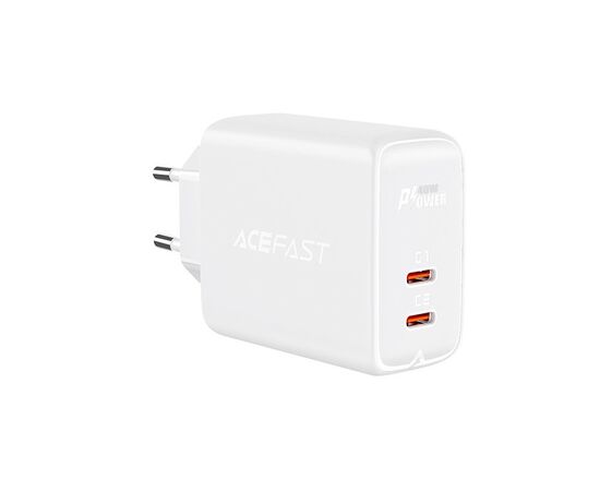  Сетевой адаптер Acefast A9 PD 40W (C+C) - White 