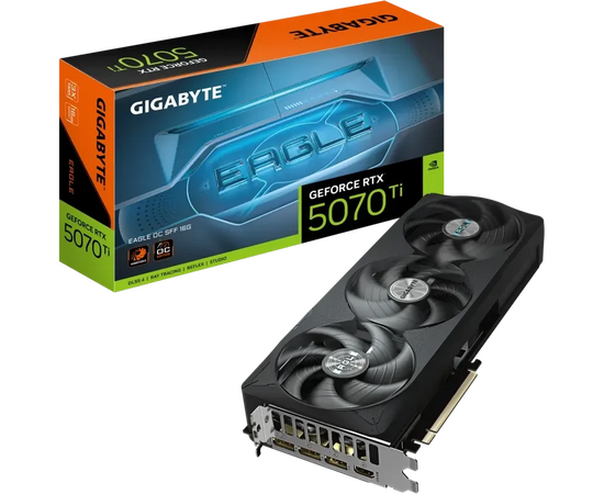  Видеокарта Gigabyte nVidia GeForce RTX 5070Ti Eagle OC SFF 16Gb (GV-N507TEAGLE OC-16GD) PCI-E 
