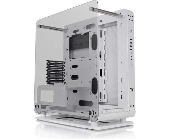  Корпус Thermaltake Core P6 TG CA-1V2-00M6WN-00 белый без БП ATX 18x120mm 12x140mm 2xUSB2.0 2xUSB3.0 audio bott PSU 
