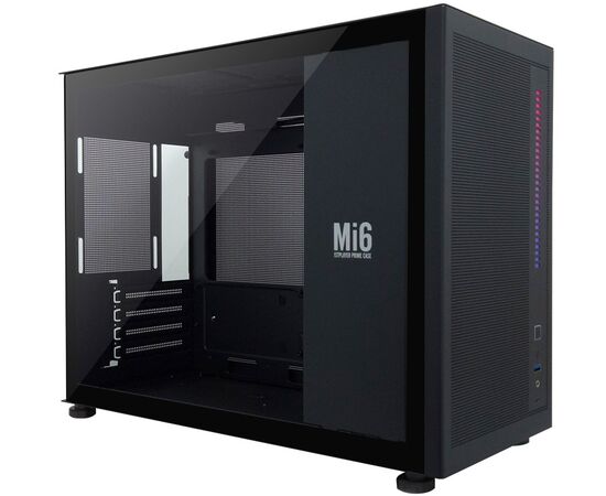  Корпус 1STPLAYER Miku Mi6 Black / mATX / Mi6-BK 