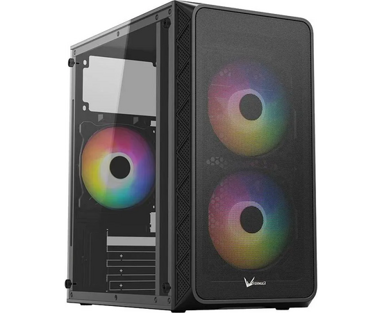  Корпус Formula Air Mesh G4 Plus (Air Mesh G4 B+) черный без БП mATX 1xUSB2.0 1xUSB3.1 audio 