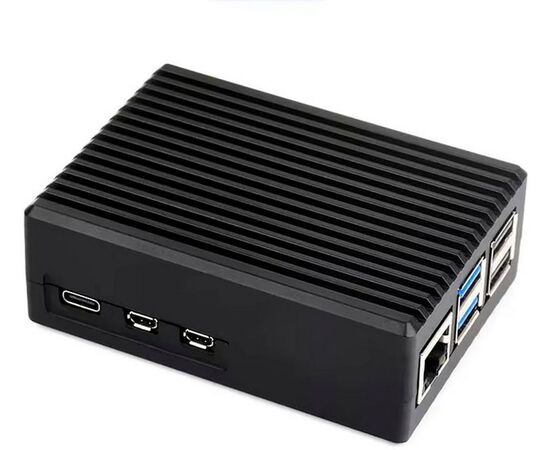  Корпус ACD RA794 металлический для Raspberry Pi 5 c охлаждающим вентилятором 