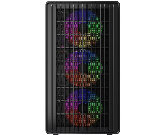  Корпус Powercase Mistral Micro C4B ARGB (CMMCB-A4), Tempered Glass, 4x 120mm ARGB PWM Fan, чёрный, mATX 