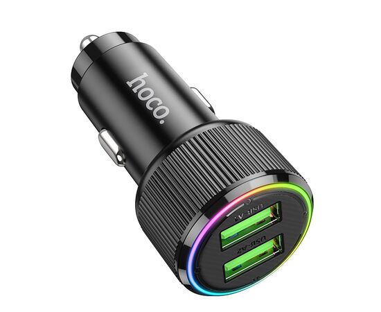  Адаптер Автомобильный Hoco NZ14 Guerrero 36W (black) (229382) 
