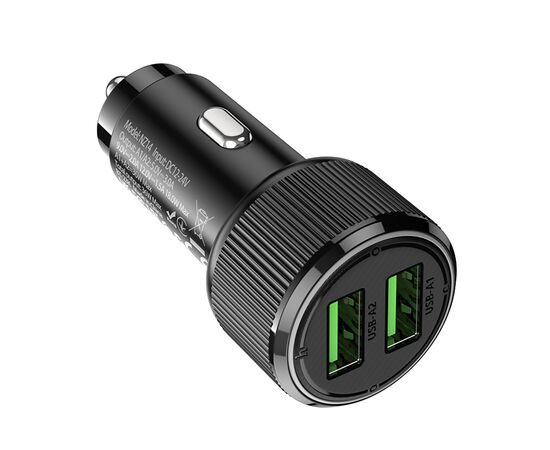  Адаптер Автомобильный Hoco NZ14 Guerrero 36W (black) (229382) 