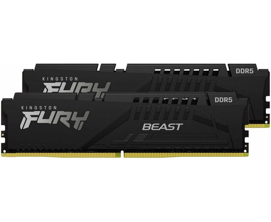  ОЗУ Kingston FURY Beast Black EXPO Gaming Memory (KF560C36BBEK2-16) DDR5 6000 16GB DIMM Non-ECC, CL36 , 1.35V, (Kit of 2) 1RX16 36-38-38 