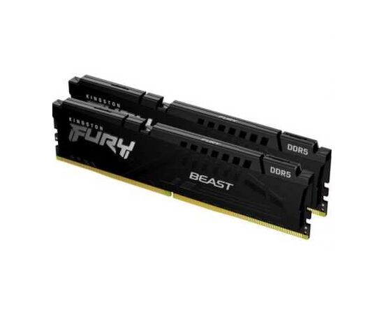  ОЗУ Kingston FURY Beast Black EXPO Gaming Memory (KF560C36BBEK2-16) DDR5 6000 16GB DIMM Non-ECC, CL36 , 1.35V, (Kit of 2) 1RX16 36-38-38 