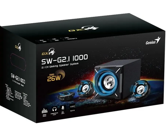  Компьютерные колонки Genius SW-G2.1 1000 (31730043400) 