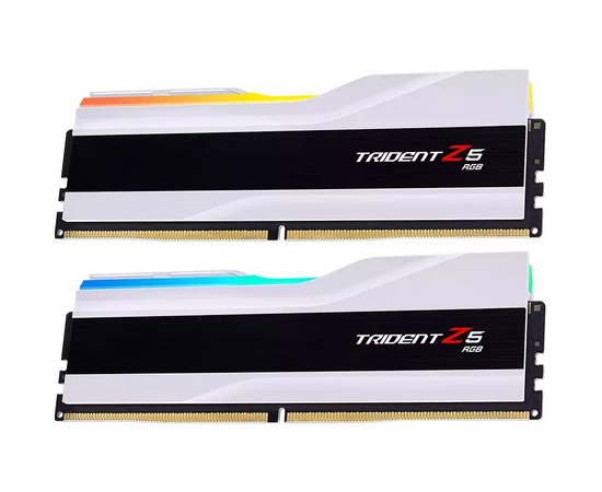  ОЗУ G.SKILL Trident Z5 RGB 64GB (F5-6000J3040G32GX2-TZ5RW) (2x32GB) DDR5 6000MHz CL30 (30-40-40-96) 1.4V / White 