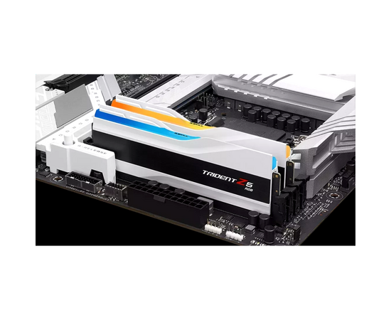  ОЗУ G.SKILL Trident Z5 RGB 64GB (F5-6000J3040G32GX2-TZ5RW) (2x32GB) DDR5 6000MHz CL30 (30-40-40-96) 1.4V / White 